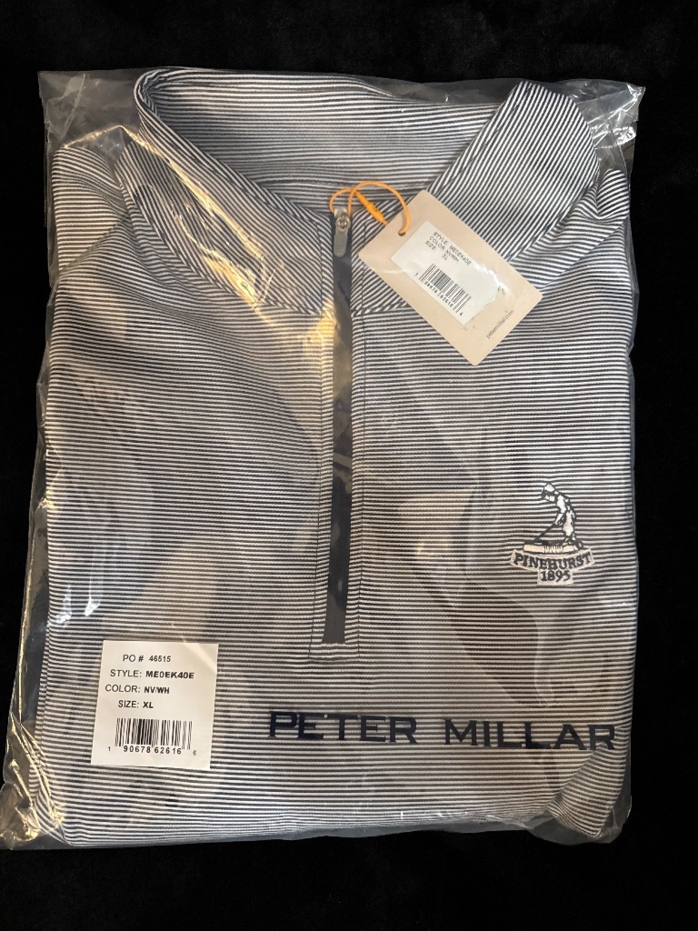 Peter Millar Crown Sport pullove 1/4 zip Brand new with tags